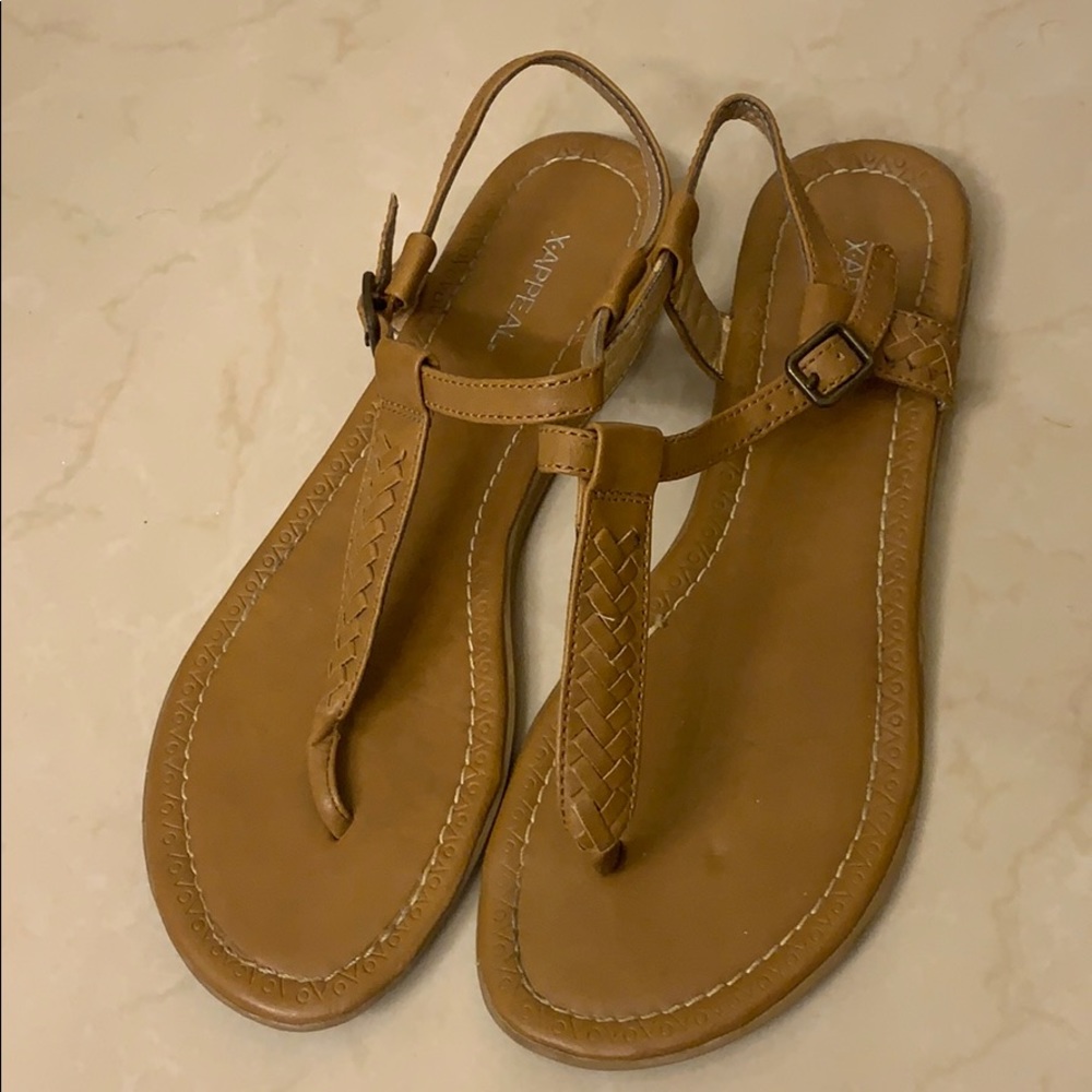 X Appeal Tan sandals